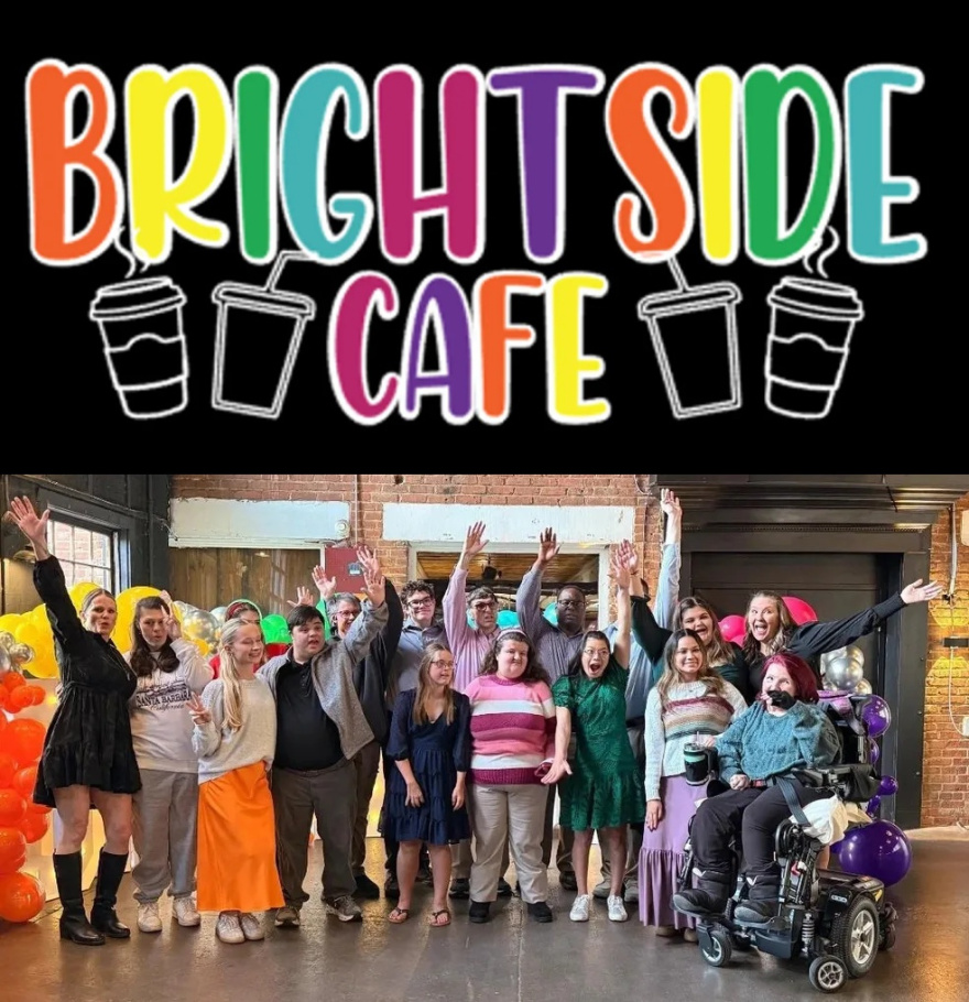 Inge with Brightside Cafe owners (placeholder)